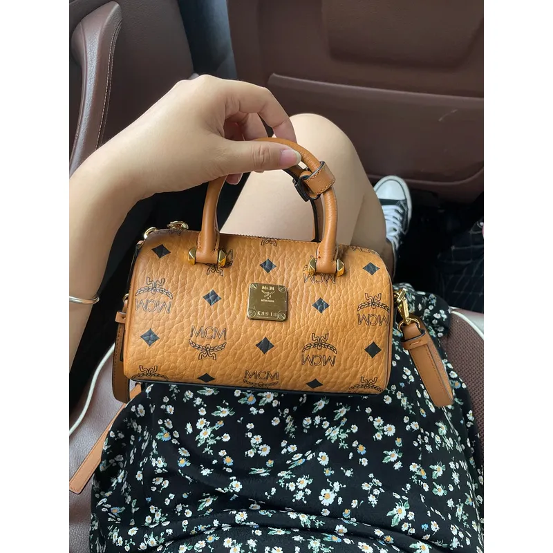MCM Boston Pillow Bags High Quality  #A47940