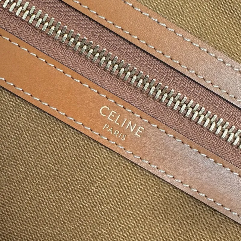 Celine 123842 Flat Shopper Tote in Triomphe Canvas Size 42x45.5x0.5CM #A62905
