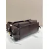 Prada Brown Leather Crossbody Bag 1BD394 #A55691
