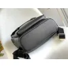 LOEWE Military backpack in soft grained calfskin Anthracite Size:39*28.5*11cm #A49107