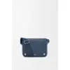 LOEWE Blue Leather Crossbody Bag With Minimalist Design And Adjustable Strap size:23×18×9cm #A54073