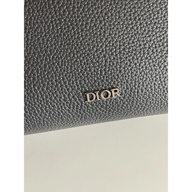 Sleek Black D-ior Leather Crossbody Bag for Timeless Everyday Elegance size:22×10×12cm #A54110 Sleek Black D-ior Leather Crossbody Bag for Timeless Everyday Elegance size:22×10×12cm #A54110