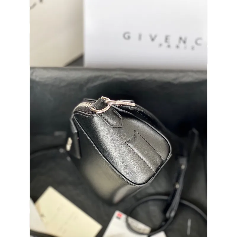 Givenchy Orange Leather Crossbody Bag With Signature Branding #A52347