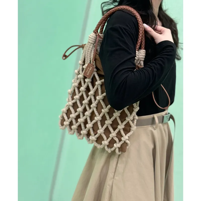 Prada Knitted Bucket Bag 1BC111 #A55279