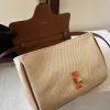 Stylish Celine Beige Canvas And Brown Leather Crossbody Bag For Fashion Lovers size:18×12×6cm #A54347