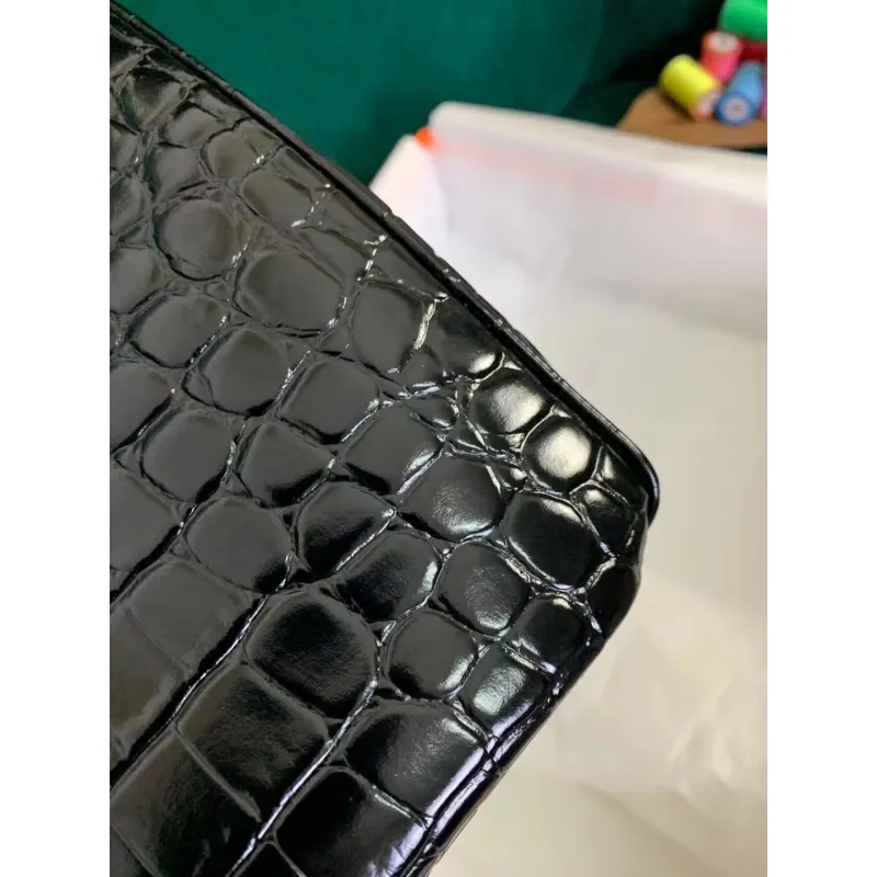 Hermes AAA handbag black #A38478 Hermes AAA handbag black #A38478