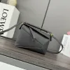Loewe Puzzle Bags In Stylish Shades Showcasing Unique Geometric Design #A50417