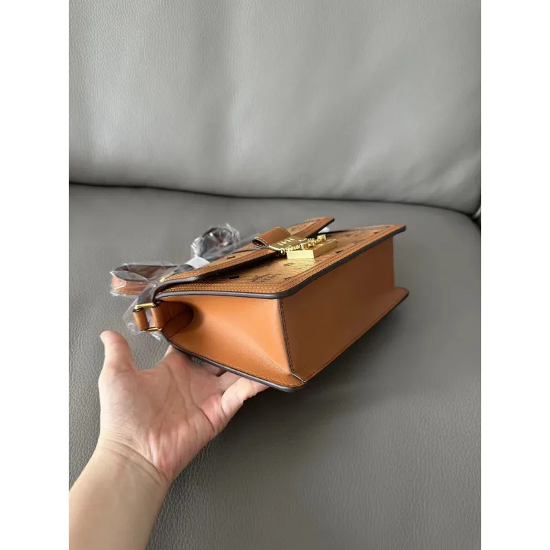 MCM Small Crossbody Bag, Visetos Coated Canvas, Style 65031 15 x 22x 5.5 cm #A61793 MCM Small Crossbody Bag, Visetos Coated Canvas, Style 65031 15 x 22x 5.5 cm #A61793