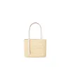 LOEWE Straw Tote Bag With White Leather Logo Patch And Dual Handles size:30×21×11cm #A54072
