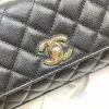 Chanel Coco Handle Caviar Leather Shoulder Bag 32cm #A64994
