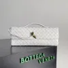 Bottega Veneta Leather Clutch with Knot Closure #A45659 Bottega Veneta Leather Clutch with Knot Closure #A45659