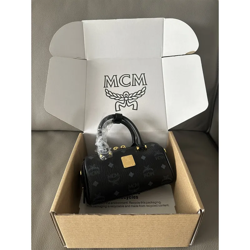 MCM Boston Pillow Bags High Quality  #A47940
