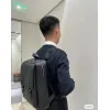 LOEWE Military backpack in soft grained calfskin Anthracite Size:39*28.5*11cm #A49107