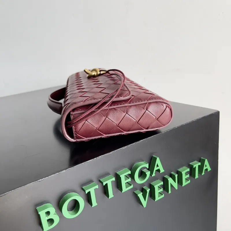 Bottega Veneta Leather Clutch with Knot Closure #A45659 Bottega Veneta Leather Clutch with Knot Closure #A45659