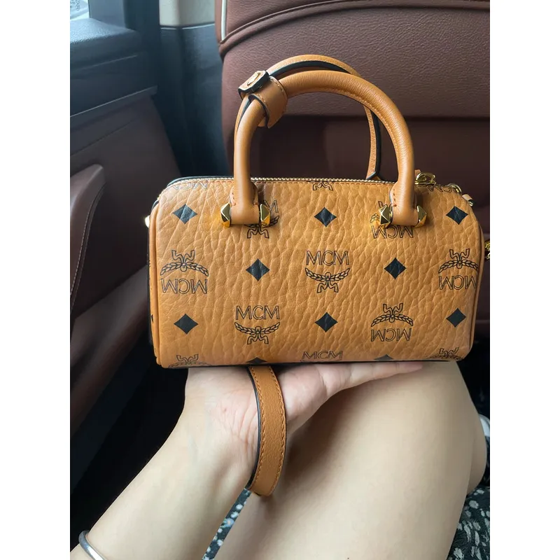 MCM Boston Pillow Bags High Quality  #A47940