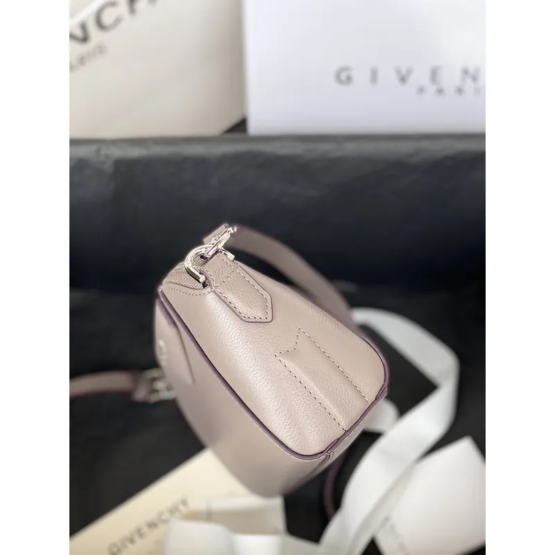 Givenchy Orange Leather Crossbody Bag With Signature Branding #A52347
