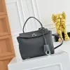 Balenciaga Rodeo Soft Leather Handbag Silver Buckle 35x23x11cm  #A64962