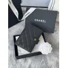 Chanel Quilted Caviar Leather Passport Holder In Blush Pink With Signature CC Turnlock #A50709