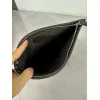 Fendi Pouch Sleek Black Leather Minimalist Logo Redefining Timeless Elegance size:30×20cm #A54204 Fendi Pouch Sleek Black Leather Minimalist Logo Redefining Timeless Elegance size:30×20cm #A54204