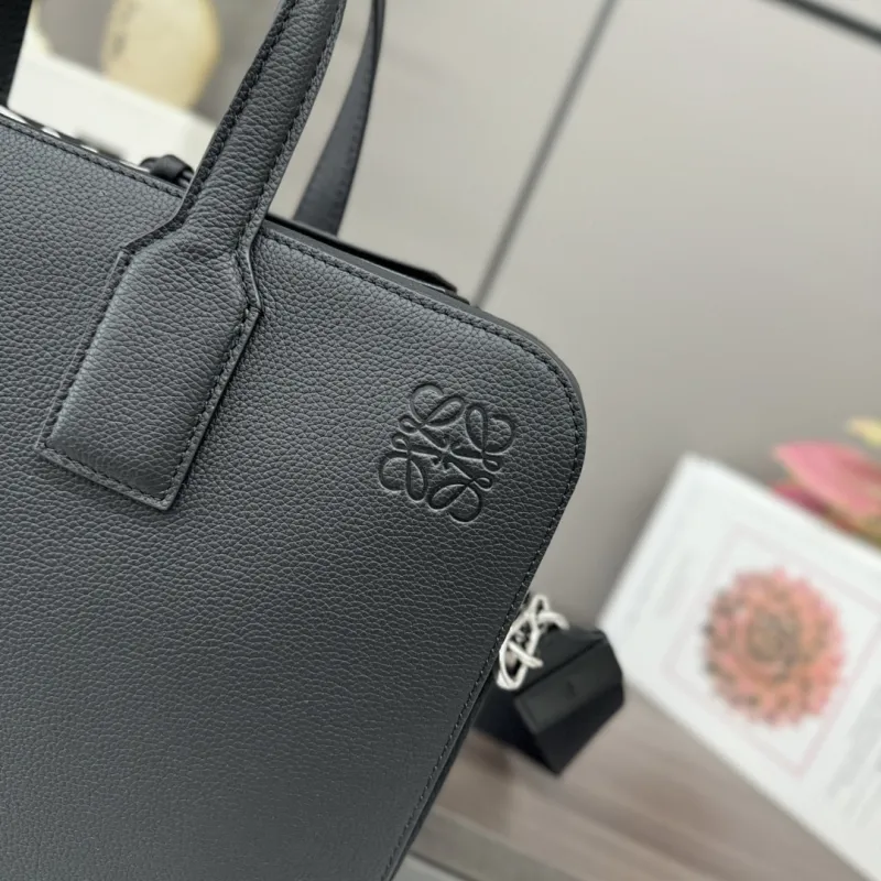 Loewe Goya Leather Briefcase Laptop Bag 38x27x8CM #A63848