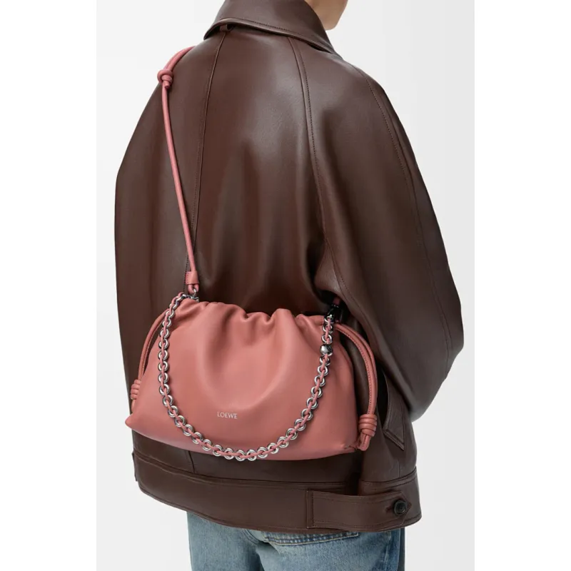 Loewe Flamenco Purse Nappa Leather Shoulder Bag, 30 x 10.5 x 20 cm #A63232