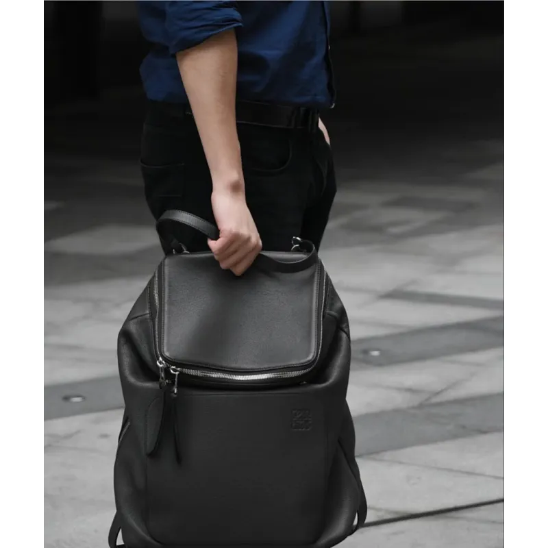 Loewe Goya Leather Backpack Laptop Bag 374115CM #A63853