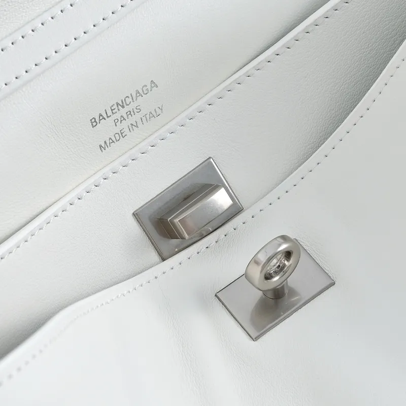 Balenciaga Rodeo Soft Leather Handbag Silver Buckle 35x23x11cm  #A64962
