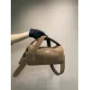 Chic Prada Barrel Bags In Suede And Leather For Fashion - Forward Styling #A49961