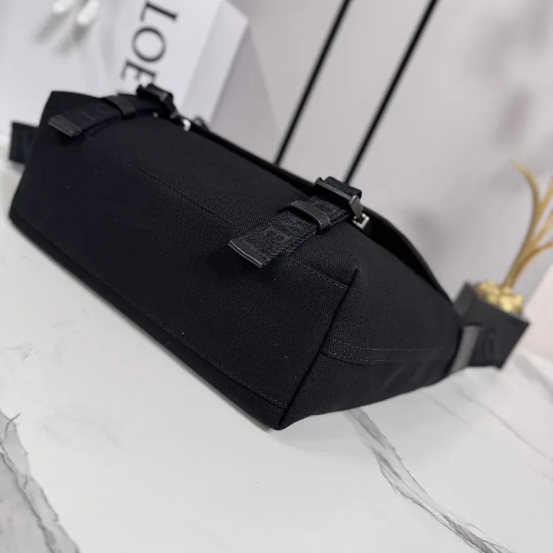 Loewe Medium Canvas & Suede Flex Messenger Bag #A63226