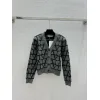 valentino Womens V Neck Cardigan Sweaters Iconic V Logo Pattern in Dual Colors for Luxury Fashion Enthusiasts #A57753