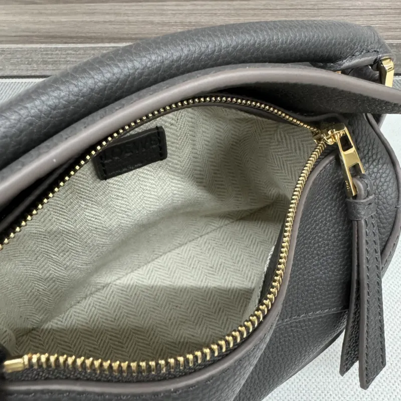 Loewe Puzzle Bags In Stylish Shades Showcasing Unique Geometric Design #A50417