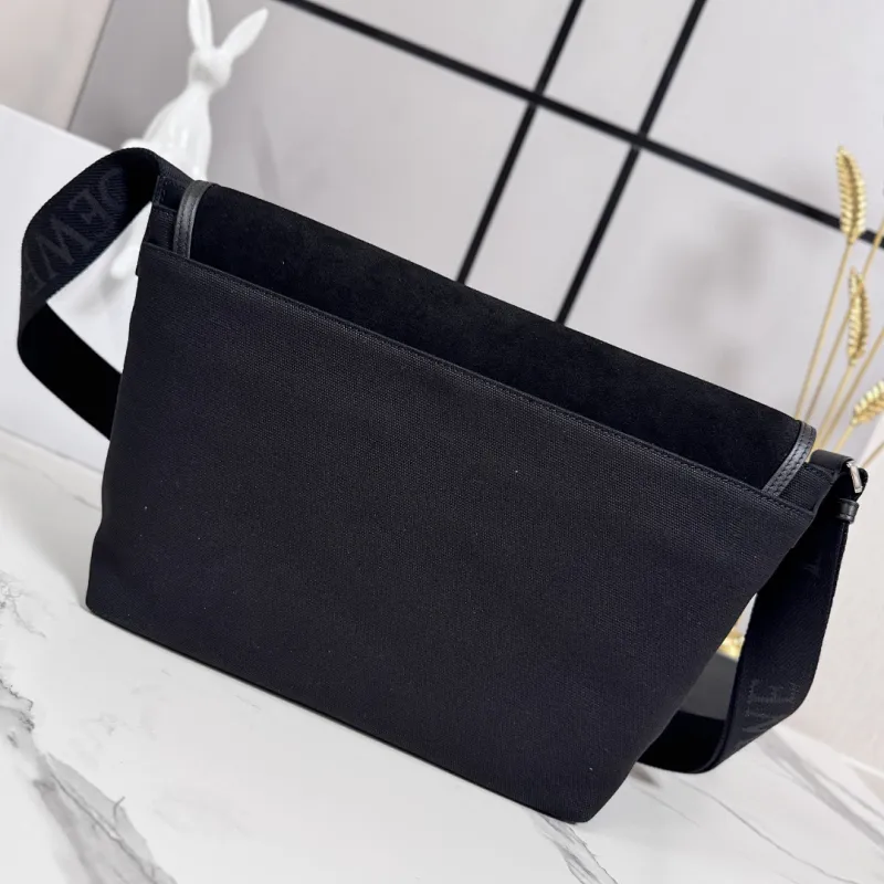 Loewe Medium Canvas & Suede Flex Messenger Bag #A63226