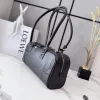 Loewe Amazona Cropped Leather Bowling Bag 30.5x9x15CM #A63855