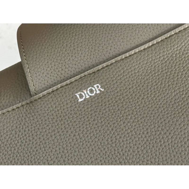 D-ior Saddle Belt Bag in Olive Green Leather With Signature Strap Design size:27×20×5cm #A54111 D-ior Saddle Belt Bag in Olive Green Leather With Signature Strap Design size:27×20×5cm #A54111