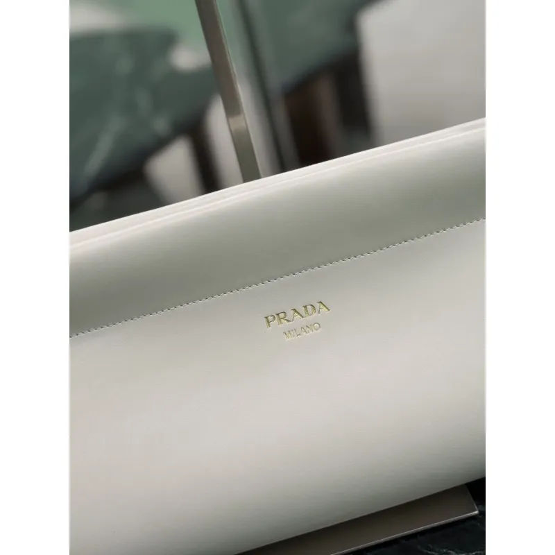 Prada Black Leather Shoulder Bag 1BC262 #A55688