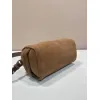 Chic Prada Barrel Bags In Suede And Leather For Fashion - Forward Styling #A49961