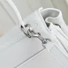 Balenciaga Rodeo Soft Leather Handbag Silver Buckle 35x23x11cm  #A64962