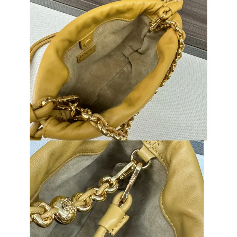 Loewe Flamenco Purse Napa Leather Bucket Bag 23×17×5.5cm #A65008