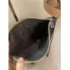 Fendi Brown And Beige FF Logo Jacquard Fabric Shoulder Bag With Leather Trims size:34×22 #A54307 Fendi Brown And Beige FF Logo Jacquard Fabric Shoulder Bag With Leather Trims size:34×22 #A54307