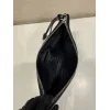 Elegant Black Prada Leather Clutch With Iconic Logo For Timeless Fashion Looks #A49962