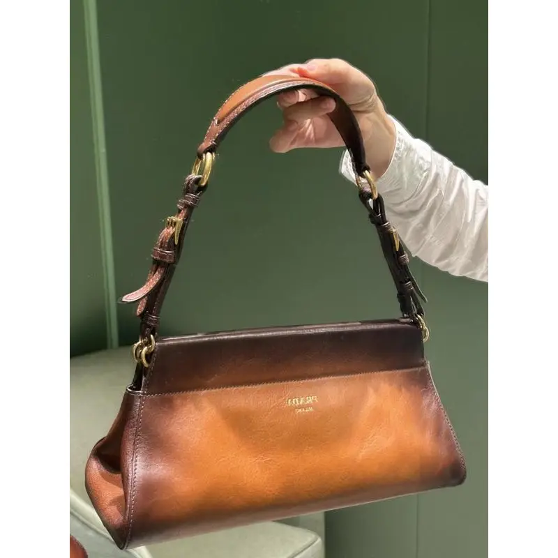 Prada Black Leather Shoulder Bag 1BC262 #A55688