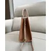 Burberry Handbag Two Tone Leather &amp Gold “TB” Logo Epitomizing Sophisticated Elegance size:27×11×20cm #A54200