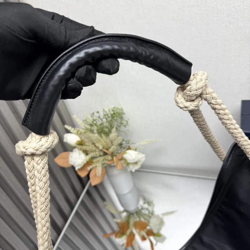 Prada Nylon Handbag Collection With Rope Handles In Versatile Colors #A51641