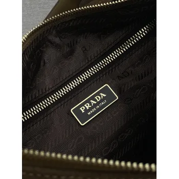 Prada 1BC264 Original Version Exploration Bag - Imported Suede, Adjustable Strap (Size: 32x22x11.5cm) #A59472