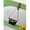 Chanel AS5898 Quilted Hobo Bag with Pearl Chain Strap Size 13-23.5-7.5 #A62897