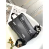 LOEWE Military backpack in soft grained calfskin Anthracite Size:39*28.5*11cm #A49107