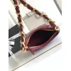 Chanel 4922 Quilted Mini Hobo Bag in Crinkled Lambskin Size 22.5x19.5x8.5CM #A62916