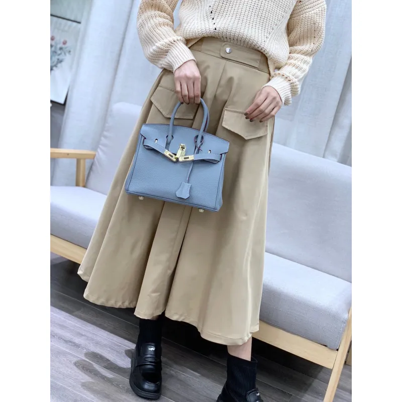 Hermes New fashion hand - stitched leather handbags for women #99900904