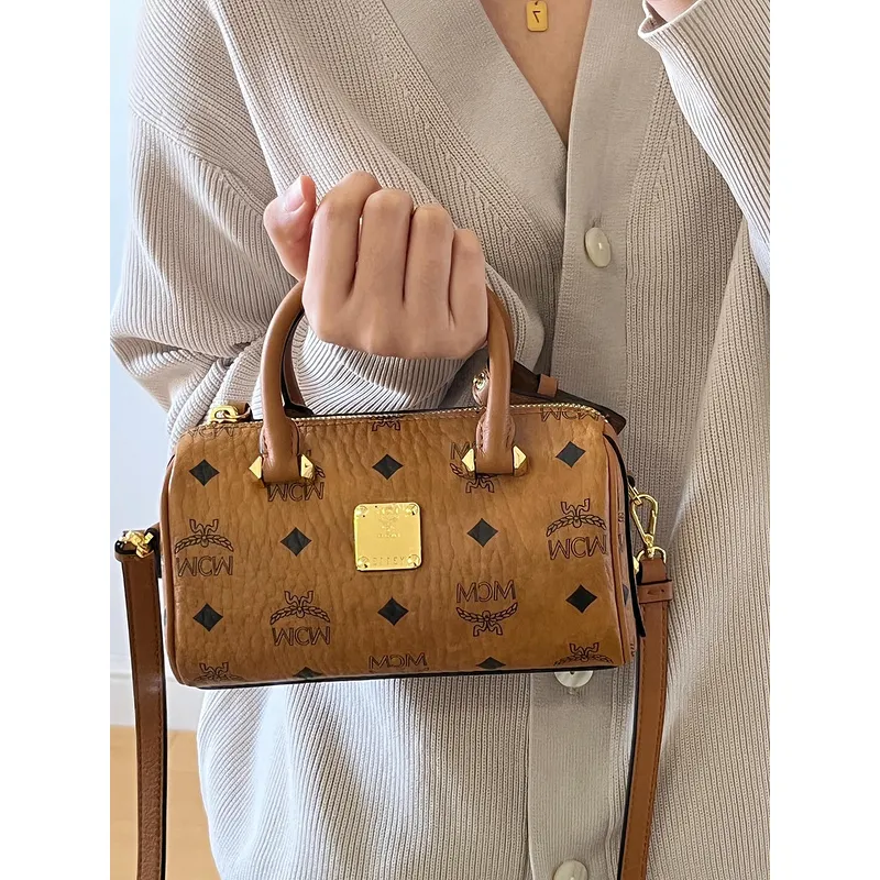 MCM Boston Pillow Bags High Quality  #A47940