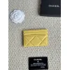 Chanel card holder with chain detail. #A45548
